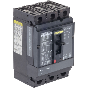 Schneider Electric Molded Case Circuit Breaker; 3-Pole; 60A; 600VAC/250VDC; 65kA @ 480VAC; Lugs - Both Ends; UL 489